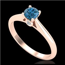 1.25 ctw VS/SI Cushion Cut Diamond Ring 10K Rose Gold