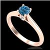 Image 1 : 1.25 ctw VS/SI Cushion Cut Diamond Ring 10K Rose Gold
