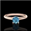 Image 2 : 1.25 ctw VS/SI Cushion Cut Diamond Ring 10K Rose Gold
