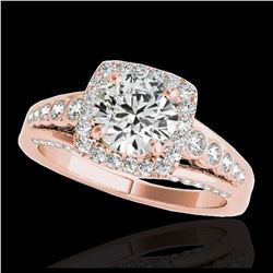 1.75 ctw VS/SI Diamond Heart Necklace 18K Yellow Gold