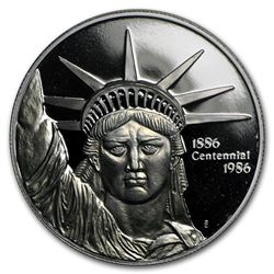 1 oz Platinum Round - Engelhard (1986 Centennial Liberty Trade)