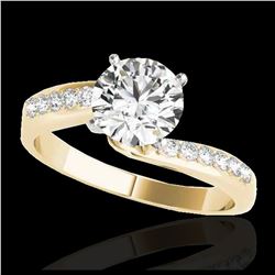 1.75 ctw SI Fancy Blue Diamond 3 Stone Ring 10K White Gold