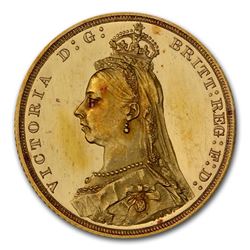 1887 Great Britain Gold Sovereign Victoria Jubilee PR-61 CAM NGC