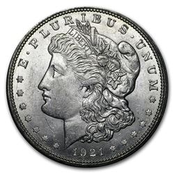 1921-D Morgan Dollar BU (20 Count Roll)