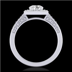 2.27 ctw Garnet & VS/SI Diamond Ring 18K Yellow Gold