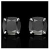 Image 1 : 12 ctw Sky Blue Topaz And Diamond Earrings 18K White Gold