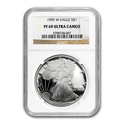 1995-W Proof Silver American Eagle PF-69 NGC