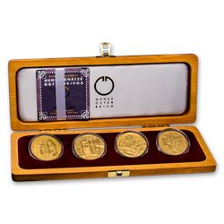 2000-2003 Austria 4-Coin Gold Proof Set