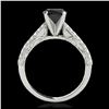 Image 2 : 1 ctw Intense Fancy Yellow Diamond Art Deco Ring 18K Rose Gold