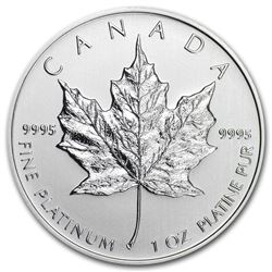 2013 Canada 1 oz Platinum Maple Leaf BU
