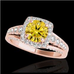 1.75 ctw VS/SI Diamond Necklace 18K Yellow Gold