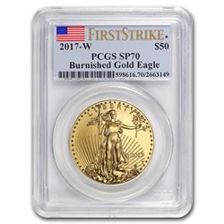 2017-W 1 oz Burnished Gold Eagle SP-70 PCGS (FirstStrike®)
