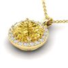 Image 1 : 2.50 ctw Ruby With VS/SI Diamond Ring Halo 14K Yellow Gold