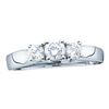 Image 1 : 10kt Yellow Gold Mens Round Channel-set Diamond Diagonal Double Row Wedding Band 1/3 Cttw