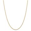 Image 1 : 14k Yellow Gold 2.00 mm Diamond Cut Quadruple Rope Chain - 28 in.