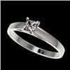 Image 1 : 1.25 ctw Fancy Black Diamond Solitaire Ring 10K White Gold