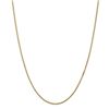 Image 1 : 14k Yellow Gold 1.5 mm Box Chain - 28 in.