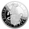 Image 1 : 2018 GB Proof 10 oz Silver Queen's Beasts Bull (Box & COA)