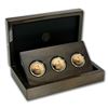 Image 1 : 1967- 2017 South Africa 3-Coin Krugerrand 50th Anniv Proof Set