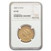 Image 1 : 1847-O $10 Liberty Gold Eagle VF-30 NGC
