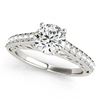 Image 2 : 3.53 ctw Princess VS/SI Diamond 3 Stone Ring 18K White Gold