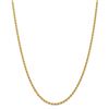 Image 1 : 14k Yellow Gold 2.75 mm Regular Rope Chain - 28 in.