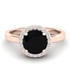Image 1 : 6 ctw Sapphire And Halo VS/SI Diamond Ring 18K White Gold