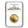 Image 1 : 2007-W 1/2 oz Burnished Gold American Eagle MS-69 NGC