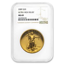 2009 Ultra High Relief Double Eagle MS-69 NGC
