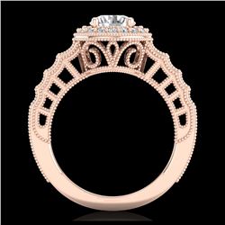 49 ctw Morganite & Diamond Eternity Necklace 14K White Gold