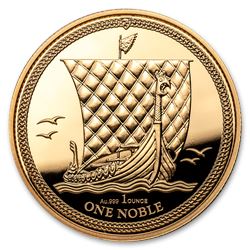 2018 Isle of Man 1 oz Gold Noble BU