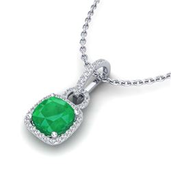 0.60 ctw VS/SI Diamond Necklace 18K White Gold