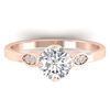 Image 1 : 2.50 ctw Fancy Black Diamond Solitaire Ring 10K Yellow Gold