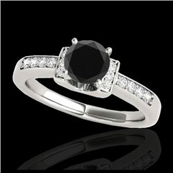 0.27 ctw VS/SI Diamond & Golden Pearl Ring 14K Rose Gold