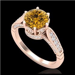 5.28 ctw Cushion Diamond Earrings 18K Rose Gold