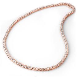 33.49 ctw London Topaz & Diamond Bracelet 14K Rose Gold