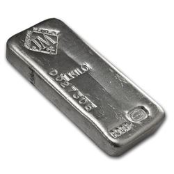 1 kilo Silver Bar - Johnson Matthey (Canada\, Serial #)