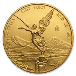 2019 Mexico 1/2 oz Gold Libertad BU