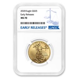 2020 1/2 oz Gold American Eagle MS-70 NGC (Early Releases)