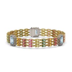 3.36 ctw VS/SI Diamond 2pc Wedding Set Halo 14K White Gold