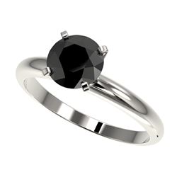 0.55 ctw VS/SI Diamond Solitaire Ring 18K White Gold