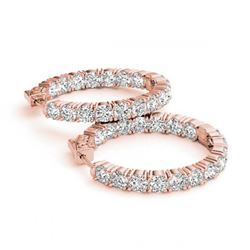 7.0 ctw Ruby Bracelet 14K White Gold
