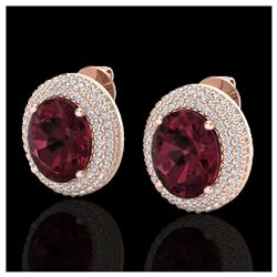 1.75 ctw SI Fancy Blue Diamond 3 Stone Ring 10K Rose Gold