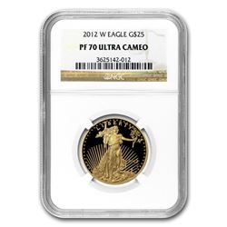 2012-W 1/2 oz Proof Gold American Eagle PF-70 NGC