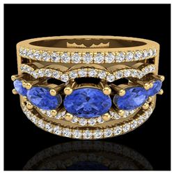 1.25 ctw VS/SI Diamond Solitaire Art Deco Ring 18K White Gold