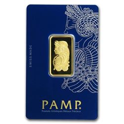 1/2 oz Gold Bar - PAMP Suisse Lady Fortuna Veriscan® (In Assay)