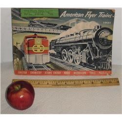 Instructions Scale Trains for toy trains 3/16 American Flyer, Printed in USA - informations -1949