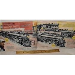 American Flyer Trains Advertising like a catalogue so many different items regarding trains and othe