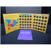 Image 1 : 1999-2008 First State Quarters Map Uncirculated Coins Complete Set With Collectors Guide