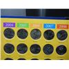 Image 4 : 1999-2008 First State Quarters Map Uncirculated Coins Complete Set With Collectors Guide